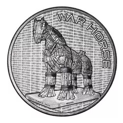 Srebrna Moneta USA: War Horse 2 uncje 24h