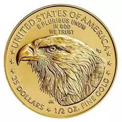 Złota Moneta Amerykański Orzeł 1/2 uncji(K) 24h