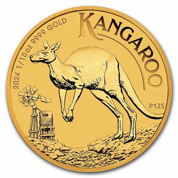 Złota Moneta Australijski Kangur 1/10 uncji 24h