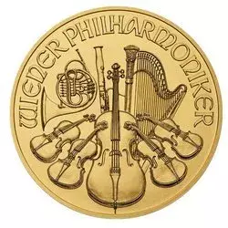 Złota Moneta Wiedeński Filharmonik 1 uncja