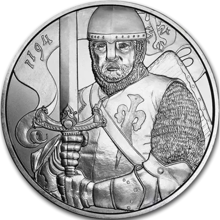 Srebrna Moneta 825th Anniversary Of The Austrian Mint - Leopold V 1 uncja 24h