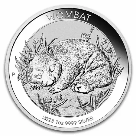 Srebrna Moneta Australijski Wombat 1 uncja 2023 24h