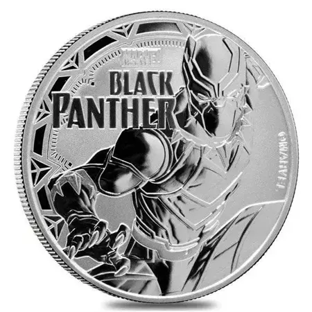 Srebrna Moneta Black Panter - Marvel Series 1 uncja 2018r 24h