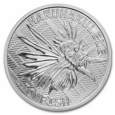 Srebrna Moneta Tokelau 2022 - Lionfish 1oz 24h