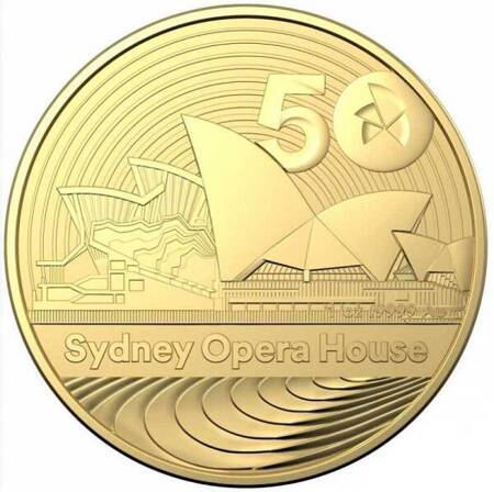Złota Moneta 50. Rocznica Opery w Sydney 1 uncja 24h