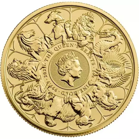 Złota Moneta Bestie Królowej: Completer Coin 1 uncja 