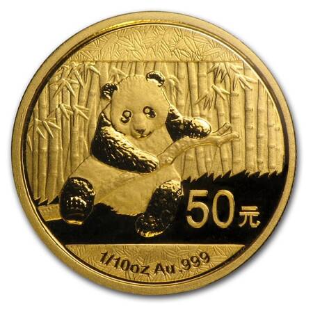 Złota Moneta Chińska Panda 1/10 uncji 24h