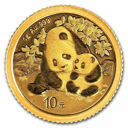 Złota Moneta Chińska Panda 1g 24h