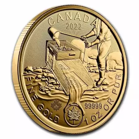 Złota Moneta Gorączka Złota Klondike 2022r 1 uncja 24h
